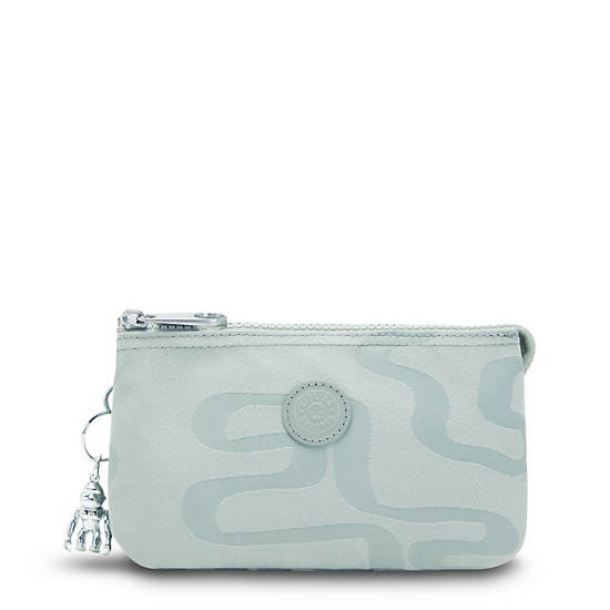 Kipling Creativity Large Printed Pouch Väska Turkos | SE 1118BE